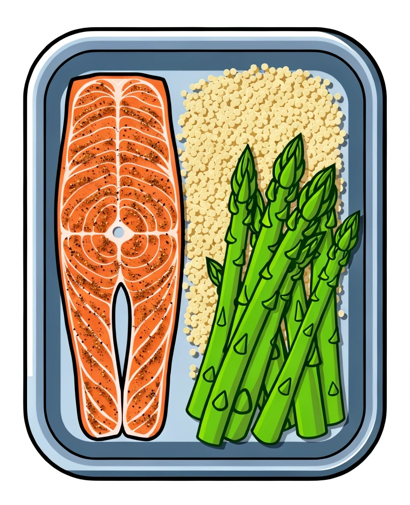 Balanced meal prep for delivery